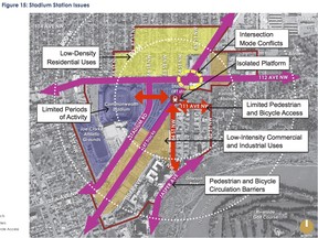 Upgrades to the Stadium LRT station are among the projects going forward following the province's announcement Thursday of $90 million to Edmonton transit projects.