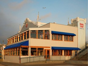 The original Bubba Gump restaurant in Santa Monica, Calif.