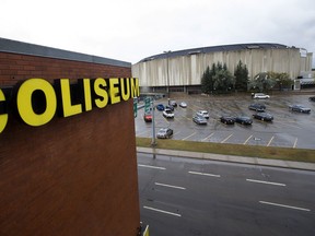 The Northlands Coliseum in Edmonton.