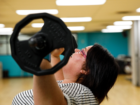 Danielle Nault-Canning has lost more than 16 pounds since starting the YMCA Health
Challenge.