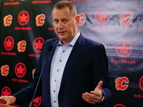 Calgary Flames general manager Brad Treliving hardly expected his team would be all but out of the playoffs with less than three weeks to go in the season.