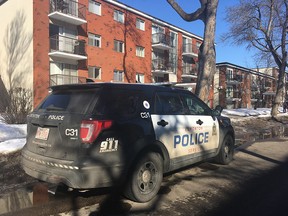 Police investigating the suspicious death of a 39-year-old man whose body was discovered in an apartment building 
 the area of 107 Street and 83 Ave. Juris Graney/Postmedia