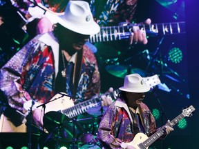 Carlos Santana performs on his Divination Tour at Rogers Place in Edmonton, Alberta on Monday, March 12, 2018. Photo by Ian Kucerak/Postmedia