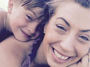 Family of Ilyssa Kanerva, 30, describe her as a vibrant woman and a loving mother. Kanerva died in hospital after a house fire on Tuesday. The photo shows Ilyssa with her son Keaton. Family handout/photo supplied