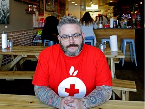 Daniel Huber is a local chef and a volunteer organizer for Leftovers Edmonton.