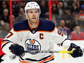 Edmonton Oilers star Connor McDavid in Ottawa on March 22, 2018.