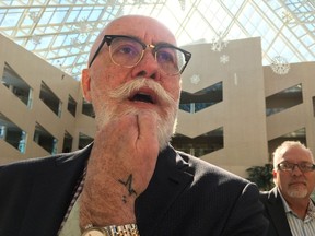 Coun. Scott McKeen who has has spoken about his struggles with anxiety and depression, shows off his tattoos, a semicolon and a heartbeat. "The semicolon tattoo is to raise awareness around suicide," he said. "So you didn't put a period to your life. The sentence continues." And the heart continues to beat.