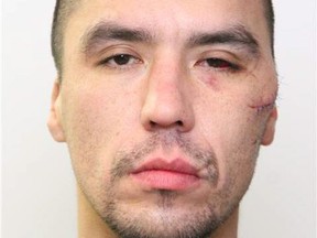 Clinton Wabasca, 36, is wanted on a provincewide arrest warrant for the first-degree murder of a man on Sunday in Edmonton.  Wabasca is known to carry edged weapons.