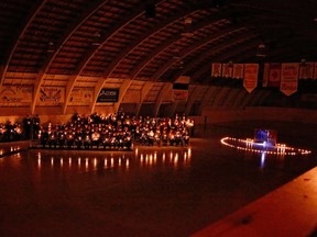 A memorial for Adam Herold was held in his hometown Montemarte, Saskatchewan on April 8. Herold, along with 14 others, died after the bus carrying their team, the Humboldt Broncos, collided with a semi on Friday, April 6, 2018. Submitted by Helen Waller.