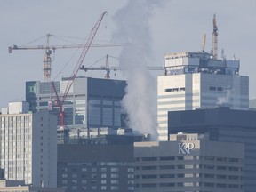 Edmonton city skyline.