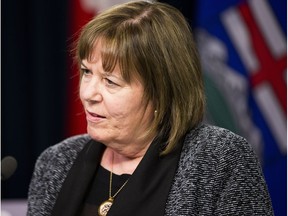 Energy Minister Margaret McCuaig-Boyd tabled legislation to modernize Alberta's electricity industry on Thursday, April 19, 2018.