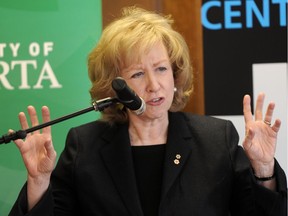 Former prime minister Kim Campbell's tenure with the Peter Lougheed Leadership College ends in June this year.