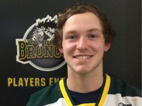 Humboldt Broncos player Tyler Smith, who is from Leduc, Alberta.