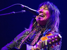 Buffy Sainte Marie performs at the National Arts Centre in Ottawa on Monday, July 3, 2017.