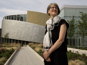 Architect Donna Clare, at Royal Alberta Museum she designed in Edmonton on Wednesday May 16, 2018, said she dives into the lives of her clients when taking on a project.