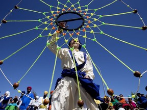 Warm, sunny weather welcomed spectators and participants at Edmonton's annual Nagar Kirtan Sikh Parade through Mill Woods Sunday May 20, 2018.