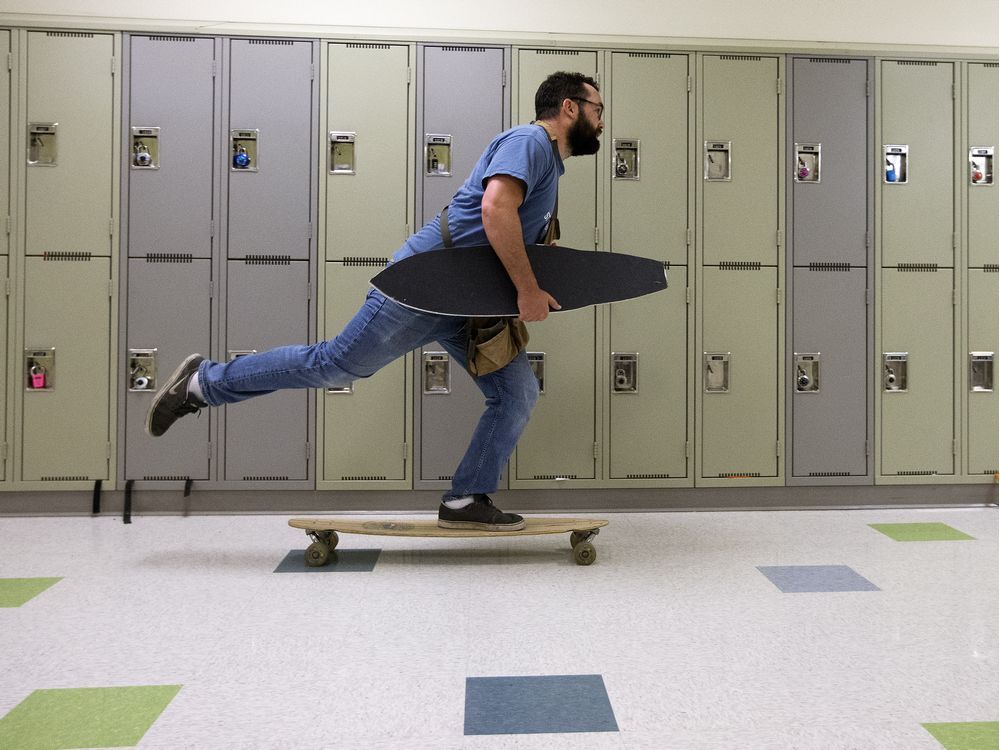 Students make their own longboards in class Edmonton Journal