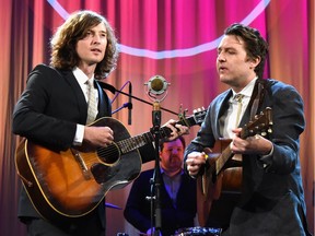 Joey Ryan and Kenneth Pettengale of The Milk Carton Kids perform at 2018 Americana Honors & Awards Nominations Ceremony on May 15, 2018 in Nashville, Tenn. The duo closes out the Edmonton Folk Music Festival main stage on Sunday, Aug. 12.