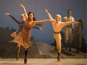 Members of Alberta Ballet take part in dress rehearsal for All of Us on Thursday, May 10, 2018,  in Edmonton.