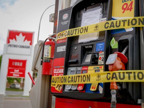 The Petro-Canada at 8th Ave and 19 St NE, the gas station ran out of gas yesterday, and there are reports of other stations across the city running out of gas as well. Al Charest/Postmedia