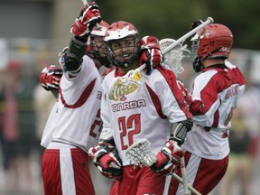 Canada won the world field lacrosse championship gold-medal game in 2006 in London, Ont. Canada lost to the U.S. in the final in 2010 and defeated the U.S. for the title in 2014.