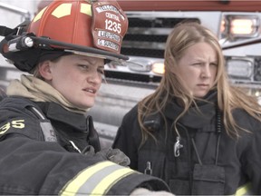 Gabby Sundstrom is a firefighter in Edson and part of the Discovery series, Hellfire Heroes.