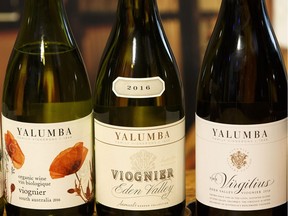Some of the Viognier wines made by Yalumba winery