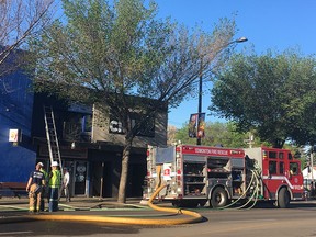 Edmonton fire crews extinguished a fire that started in Club 82 on Whyte Avenue early morning on May 28, 2018. Police said the fire was being treated as suspicious.