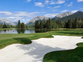 Kananaskis Country Golf Course re-opens this year after being devastated by flooding nearly five years ago. Pictured is the third green of the Lorette Course.