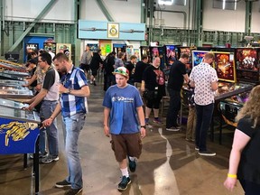 The 2017 edition of YEGPIN - The Edmonton Pinball and Arcade Expo at the Alberta Aviation Museum. (SUPPLIED)
