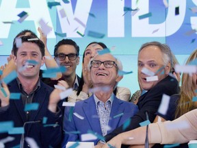 Herschel Segal, centre, co-founder of DavidsTea, has been elected as executive chairman of the company’s board.