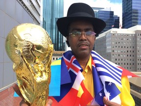 Abdullahi Mohamed is a soccer superfan hoping to start the Canada World Peace Soccer Tournament. On June 14, he spread his love of soccer ahead of the FIFA World Cup.