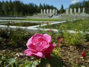 The Rose Bagh also features of a fountain in the shape of a five-petalled Alberta wild rose.