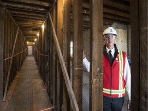 Edmonton developer and Brighton Block owner Ken Cantor in the second floor of the building on Friday, June 15, 2018.