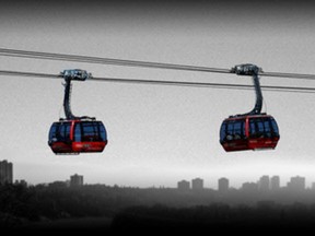 The gondola over the North Saskatchewan River idea by Gary and Amber Poliquin was chosen by the judges in The Edmonton Project.