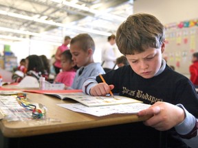 Forty-seven children were shoehorned into this Calgary classroom in 2008 when the public school district experienced rapid growth. An analysis of class sizes in the last 14 years shows groupings across the province continued to grow despite dollars dedicated to class-size reductions.