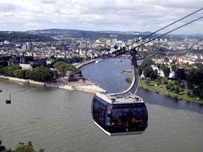 An example of an urban gondola from the Edmonton Transit System Advisory Board report.