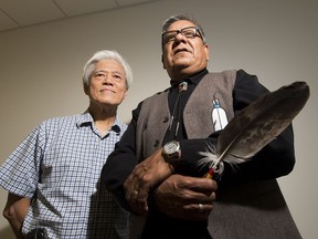 U of A's School of Public Health has just appointed five Indigenous adjunct professors Dean, Kue Young and Elder in Residence Bert Auger talk about the program on Tuesday, June 19, 2018 in Edmonton.