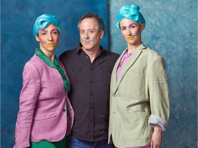 Comedy of Errors stars Belinda Cornish (left in blue wig) and Kristi Hansen. Dave Horak directs.