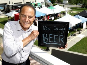 Joe Ceci, President of Treasury Board and Minister of Finance announced changes to Alberta's liquor policies that will expand consumer choice, innovation and economic growth effective Aug.15, 2017, the amended policy will bring Alberta craft beers and spirits to approved farmers' markets alongside cottage wine, already approved to be sold at these venues during a press conference at the Bridgeland Market in Calgary on Thursday August 3, 2017. Darren Makowichuk/Postmedia Postmedia Calgary Darren Makowichuk, DARREN MAKOWICHUK/Postmedia