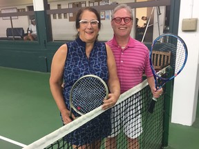 Lisa Miller and husband Farrel Shadlyn will be honoured June 19 at the Jewish National Fund of Edmontonís Negev Gala dinner at the Fantasyland Hotel and will dedicate funds raised to an Israeli tennis centre in Haifa uniting children of different races, religions and economic backgrounds.