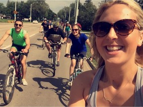 Food Bike Tour is a company in Edmonton that pairs cycling with restaurant stops for a day of eating and exercise.