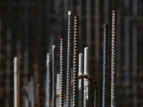 Steel tariffs imposed by U.S. President Donald Trump have helped raise the price of rebar by 38% this year.