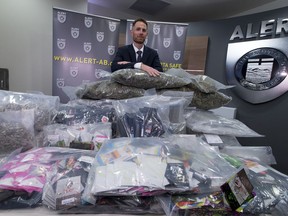 ALERT Edmonton seized 34 kilograms of dried, packaged cannabis as part of a June 4 bust.