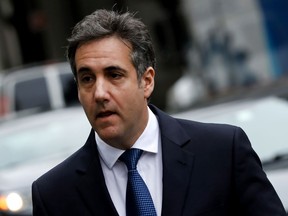 Michael Cohen, longtime lawyer for President Trump, at federal court in New York on May 30, 2018. MUST CREDIT: Bloomberg photo by Peter Foley.