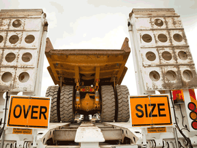 An oversized load is traveling Alberta highways from the Edmonton area to Edson area between April 27 to May 3, 2022.