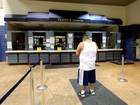 Greyhound Canada has announced they will be shutting down the transit depot in Calgary on Monday July 9, 2018. Darren Makowichuk/Postmedia