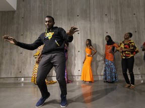 Africanival 2018 hosted a preview for its weekend-long culture festival at the Betty Andrews Recital Hall at MacEwan University Friday, July 13, 2018, with dancing by Ivantouko Touko.
