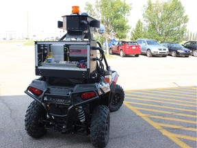 An autonomous, unarmed all-terrain vehicle (ATV) is the newest addition to the Edmonton International Airport's security fleet. Developed by the Alberta Centre for Advanced Microprocessor and Nanotechnology Products, the ATV is set to patrol the airport's perimeter by remote control and by autonomous driving that will be fine-tuned by machine learning. EIA announced it would be using the ATV on Wednesday, July 24, 2018.