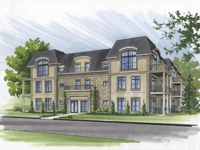 Infill developer Mick Graham wanted to build this 12-unit building to give seniors a place to downsize to in Glenora. He canceled the project after planners objected to the density and Epcor required a roughly $750,000 fire hydrant upgrade.